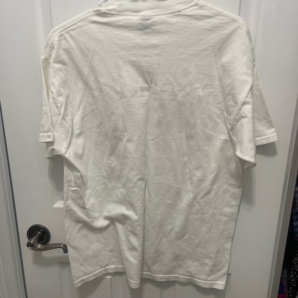 Jerzees Cream Tee with Bold Orange Virginia Design - Picture 10 of 13